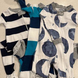 Burts Bee's Footie Bundle - 12 months